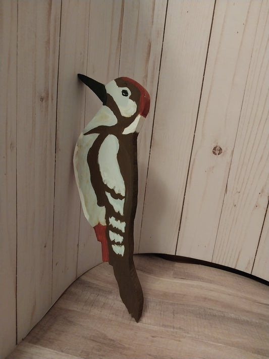 Garden bird stake-Woodpecker